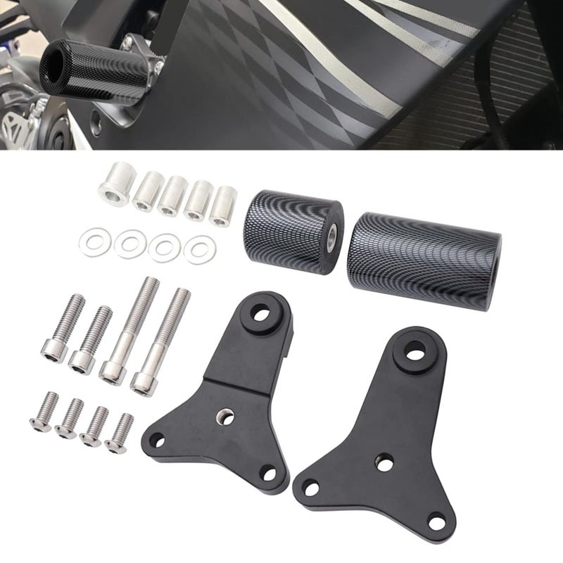 MOFANS Carbon Frame Slider Crash Bars Protector Fit for Suzuki Gsxr 600 750 2011 2012 2013 2014 2015 2016 2017 2018 2019 2020 - Image 1